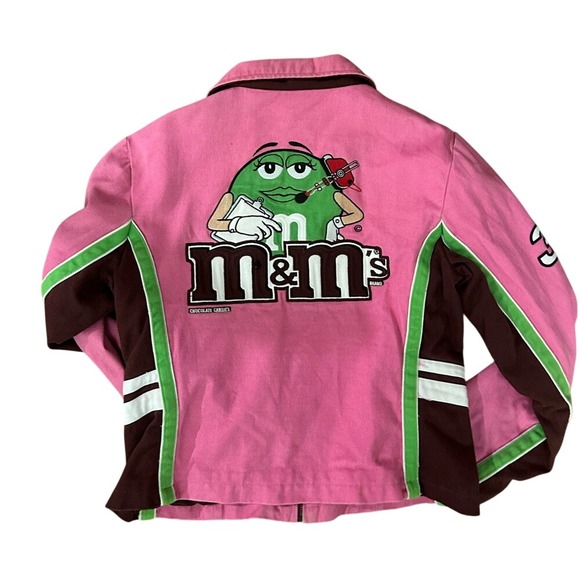 JH Design M&M's Racing Jacket Kids Large Pink Good NASCAR Nextel Cup Series - Picture 10 of 12